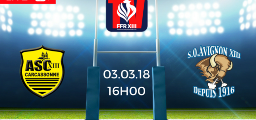 AS Carcassonne vs SO Avignon en direct sur Treize Mondial
