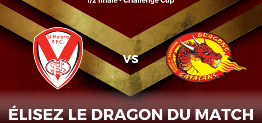Elisez l'homme du match des Dragons Catalans face à St Helens